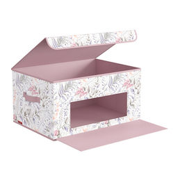 VAL BL-BOX-DDL Короб стеллажный с откидной стенкой, с крышкой, 58*32*28 см, BOTANIC LILAC, шт - Valiant фото 4