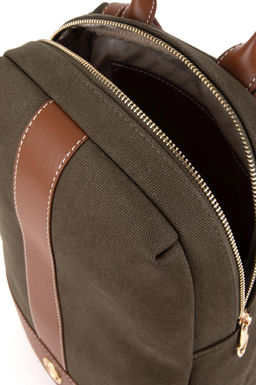 Женский холщовый рюкзак цвета хаки Неожиданная скидка в корзине - U.s. polo assn фото 6