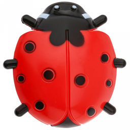 Термометр уличный +50-40С "Божья коровка" 16х15,5см, на присосках, пластик, в п/эт пакете на картоне (Китай)