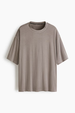 Camiseta de deporte boxy con DryMove Loose Fit - H&m фото 2