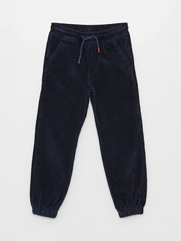 Beli Lastikli Kadife Erkek ?ocuk Jogger Pantolon