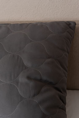 Подушка стеганая файбер  м/ф 550гр(пакет)(Н)