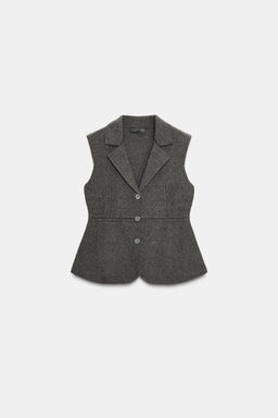 TAILORED KNIT WAISTCOAT - Zara фото 5