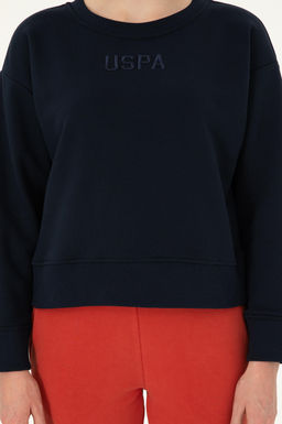 Женский темно-синий свитшот Неожиданная скидка в корзине - U.s. polo assn фото 6