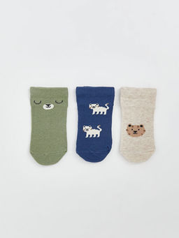 ?izgili Erkek Bebek Patik ?orap 10lu