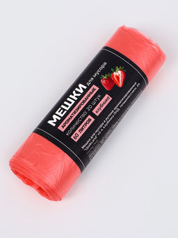 Мешки для мусора в рулоне ароматизированные "UpakLand" 60 л, клубника ПНД, толщ 10 мкм, 20 шт 110081