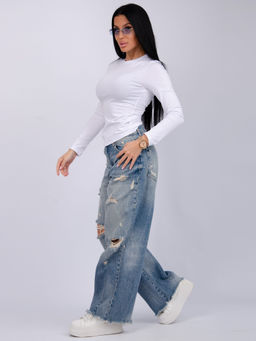 Лонгслив Кортни , кулирка с лайкрой - Малина фото 19