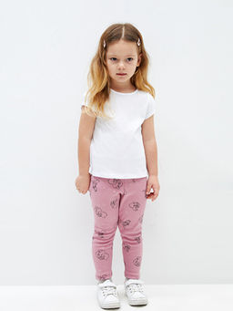 Beli Lastikli Dumbo Bask?l? K?z Bebek Tayt - Waikiki фото 2