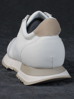 05-PDJ66-1 WHITE/BEIGE Кроссовки женские (натуральная кожа) - Фабричный китай фото 7