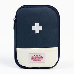 Косметичка-аптечка походная на молнии, с отделами, на подкладке, тёмно-синяя - Simaland фото 2