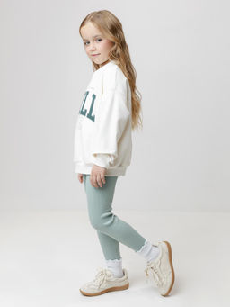 КР 400085/голубой прибой к635 брюки (лосины) для дев - Crockid фото 4