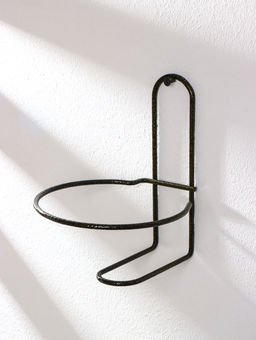 Подвес для кашпо Одиночка, d=16 см, настенный, золотистый