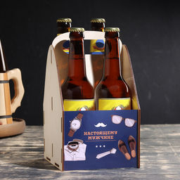 Ящик под пиво Настоящему мужчине