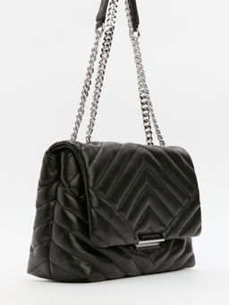 Женская сумка через плечо ARMANI EXCHANGE VICTORIA Артикул 4081523, черный  фото 3