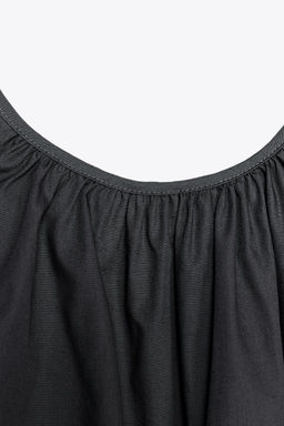 DRAPED POPLIN TOP - Zara фото 8