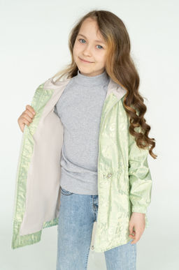 Ветровка для девочки салатовая