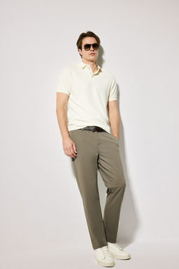 Tailored Fit Dokuma Pantolon