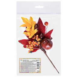 Blumentag VDJ-25 Веточка декоративная осенняя 6 х 1 шт. 24 см 01 фото 3
