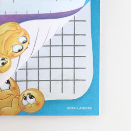 Блок для записи с отрывными листами, 30 л Крестики - Artfox фото 4