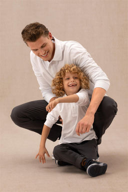 U. S. Polo Assn / Белый базовый свитшот с воротником-поло для мальчиков - U.s. polo assn фото 6