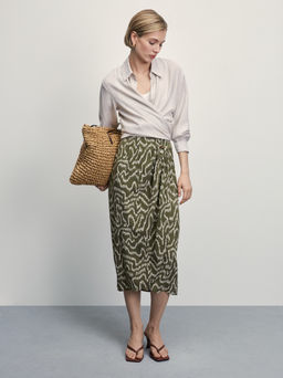 Юбка миди с кольцом / Zarina