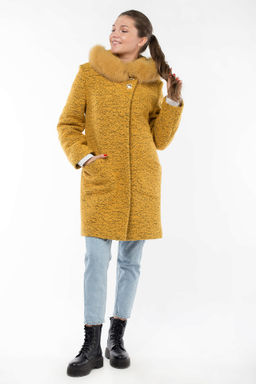 02-1734 Пальто женское утепленное - Империя пальто фото 3