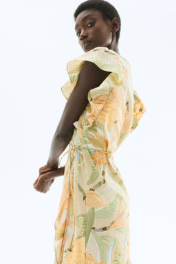 Vestido cruzado estampado - H&m фото 3