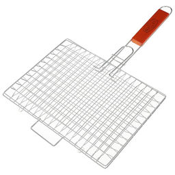 Решётка-гриль Maclay Premium, универсальная, хромированная, 50x30 см, рабочая поверхность 30x22 см  фото 4