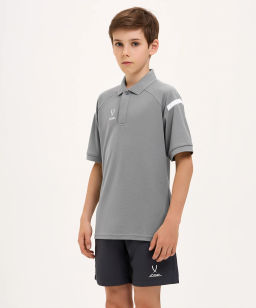 Поло JOGEL CAMP 2 Poly Polo, серый, детский  фото 7
