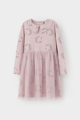 Crockid _ КР 5916/розово-сиреневый,веточки к525 платье для дев  фото 2