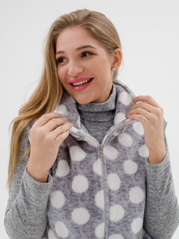 Жилет женский из ультрасофта Горох - Амадэль фото 5