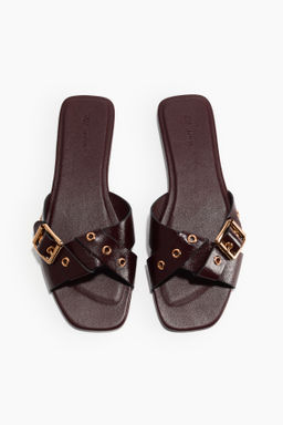 Sandalias de piel