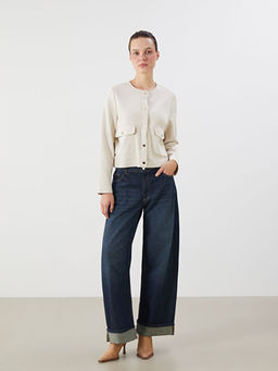 Bisiklet Yaka S?et G?r?n?ml? Kad?n Ceket