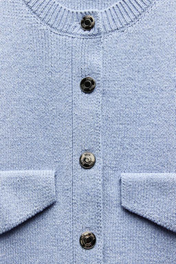 KNIT VEST WITH FLAPS - Zara фото 7