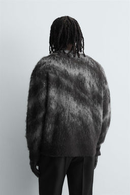 BRUSHED JACQUARD JUMPER