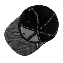 Бейсболка DJINNS арт. 6P SB Woven Tile Rev. (черный / серый)