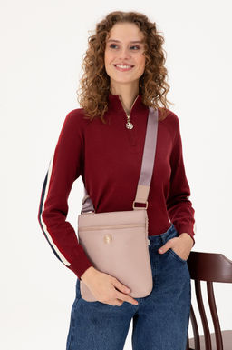 Женская бежевая сумка через плечо Неожиданная скидка в корзине