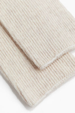 Rib-knit footless tights - H&m фото 2