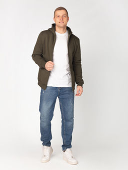 Толстовка мужская футер 3-х нитка начес пенье БАРС ХАКИ - Домтрик фото 9