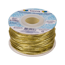 Шнур Gamma 1.5 мм GC-015ME эласт. метал. 25 м 0.5 м