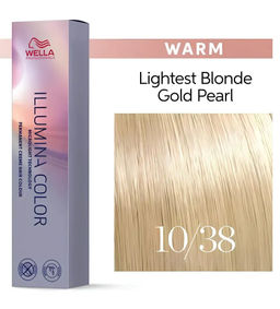 Illumina Color 10/38 Яркий блонд золотисто-жемчужный, Wella Professionals