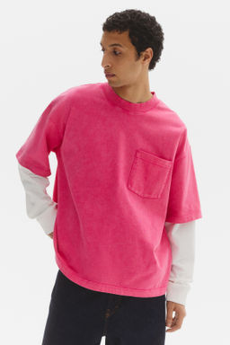 Camiseta de algod?n dise?o layering Oversized Fit - H&m фото 4