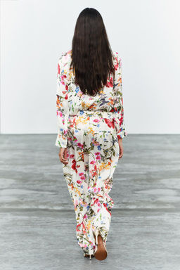 ZW COLLECTION PRINTED SHIRT WITH BUTTONS - Zara фото 6