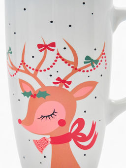 Кружка чайная новогодняя «Оленёнок», 530 мл
