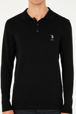 Мужской черный базовый свитер Неожиданная скидка в корзине - U.s. polo assn фото 6