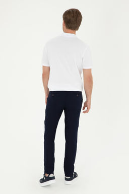 U. S. Polo Assn / Мужские темно-синие брюки из плотной ткани - U.s. polo assn фото 4