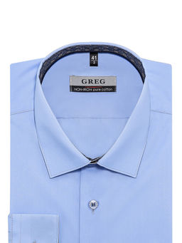 Сорочка мужская длинный рукав GREG 220/231/1099/ZV/1p  фото 3