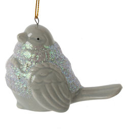 Украшение новогоднее "Птичка", L8 W4,5 H6 см, 4в.