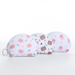 Кошелёк детский «Зверята» Выбражулька, маленький, монетница, МИКС