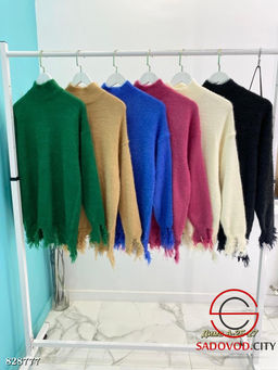 Кофта женская с рваным эффектом